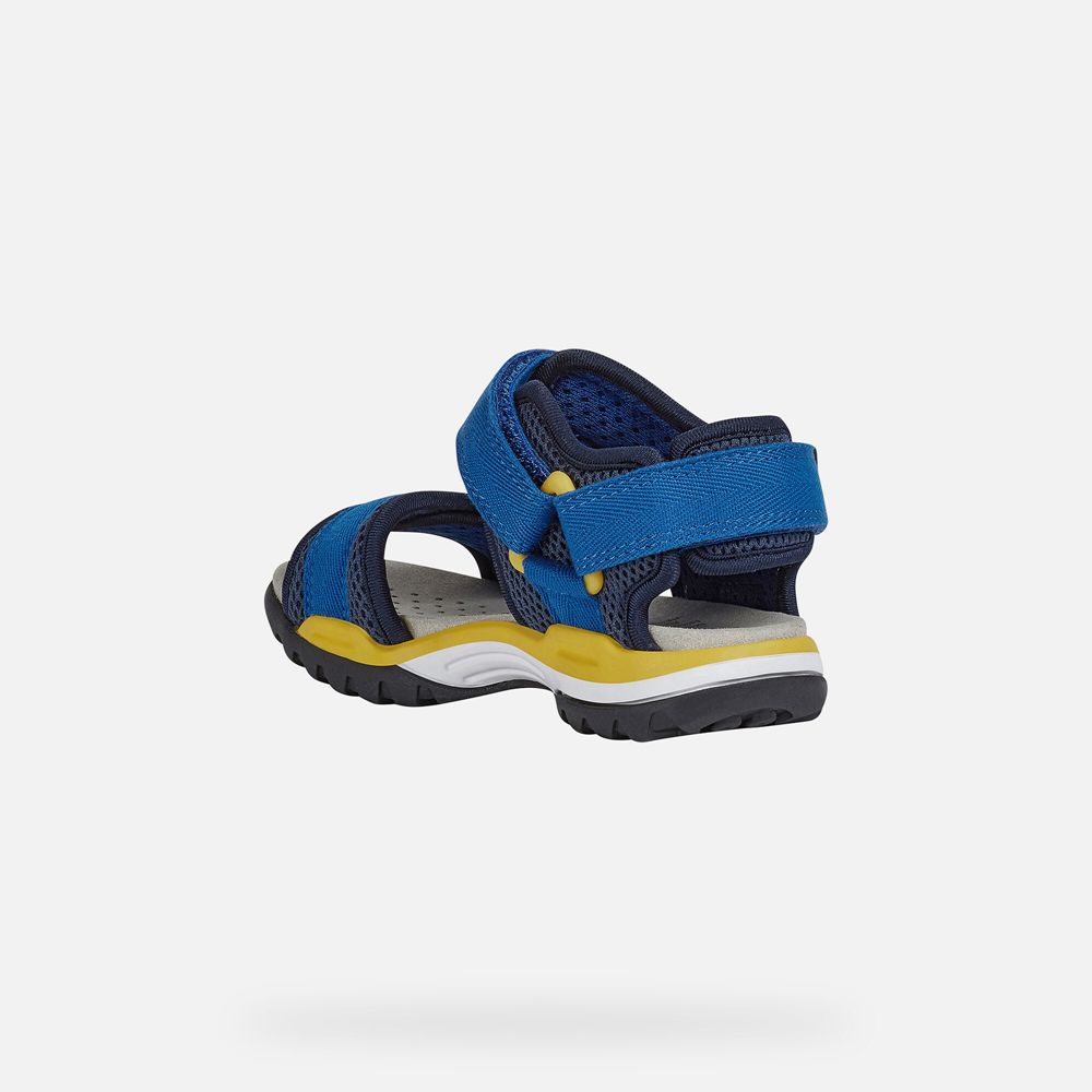 Geox Sandals Blue Borealis - Geox Boys Shoes - WLRJYV861